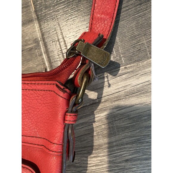 BOC Born Red Summer Faux Leather Shoulder Bag Crossbody Purse Adjustable Straps - Picture 3 of 8